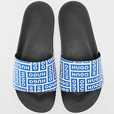 HUGO BOSS CHANCLA TIMEIN NEGRO/AZUL