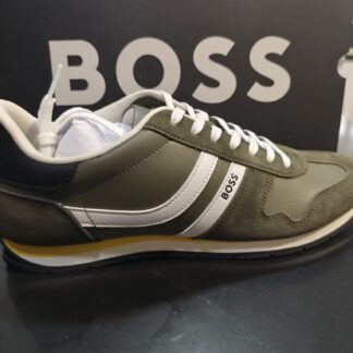 HUGO BOSS ZAPATILLA PIEL VERDE M