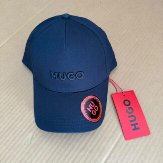 HUGO BOSS GORRA HOMBRE NEGRO LOGO METAL