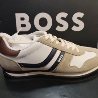 HUGO BOSS ZAPATILLA PIEL BLANCO/BEIS