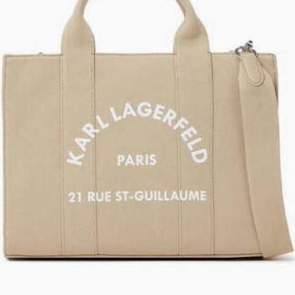 KARL LAGERFELD SQUARE LARGUE TOTE BEIS